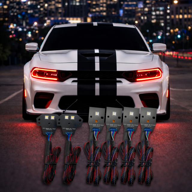 Lighting Trendz 2015-2024 Dodge Charger RGBW Headlight DRL Kit main image